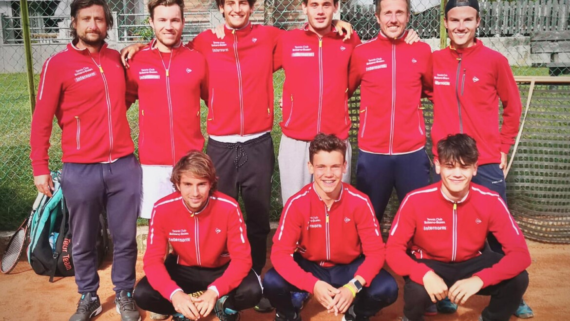 La squadra di serie C del TC Bolzano approda al tabellone nazionale di Serie C